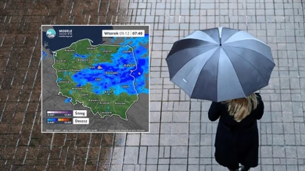 Wtorek będzie pochmurny i deszczowy w większości kraju. Będzie jednak ciepło: na zachodzie w ciągu dnia synoptycy IMGW prognozują na zachodzie nawet 14 stopni