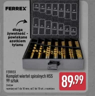 Zestaw wierteł Ferrex