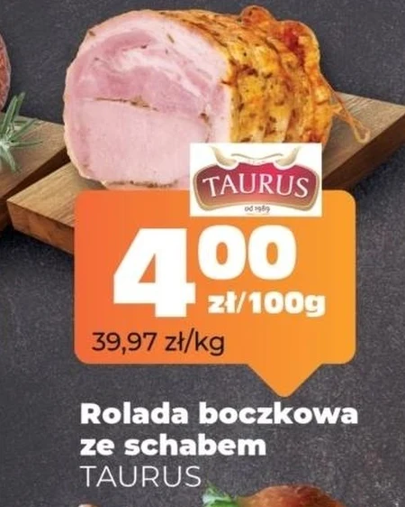 Rolada boczkowa Taurus