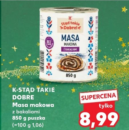 Masa makowa K-Stąd Takie Dobre