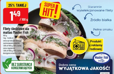 Filety śledziowe Master Fish