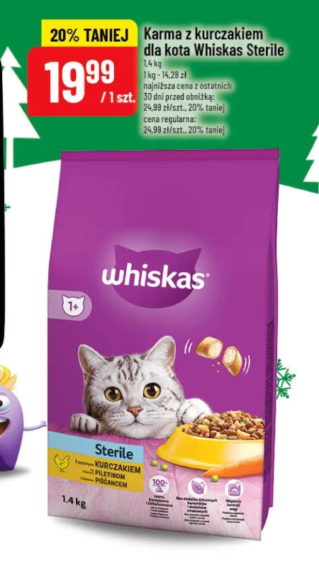 Karma dla kota Whiskas