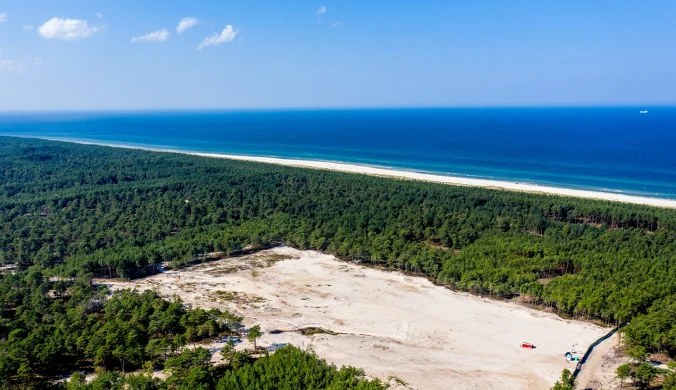 W Kopalinie na Pomorzu powstaje pierwsza polska elektrownia jądrowa (na zdj. teren pod budowę polskiej elektrowni jądrowej)