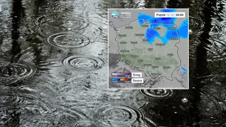 Pogoda w środę przyniesie deszcz do wielu miejsc, głównie na północy Polski. Będzie jednak ciepło: na Dolnym Śląsku do około 14 stopni Celsjusza