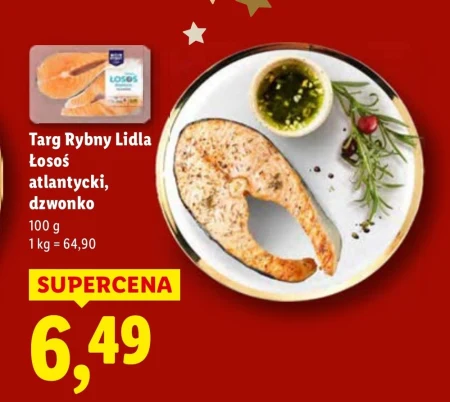 Łosoś Targ rybny Lidla