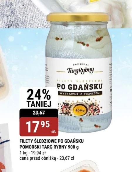 Filety śledziowe Pomorski Targ Rybny