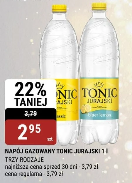 Napój gazowany Tonic Jurajski