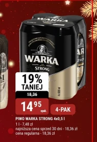 Piwo Warka Strong