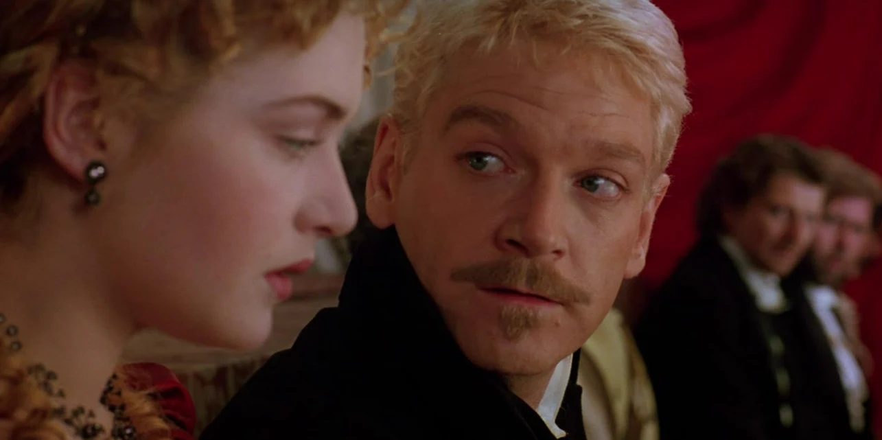 Kate Winslet i Kenneth Branagh w filmie "Hamlet" (1996)