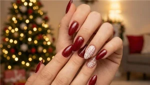 Manicure na Boże Narodzenie
