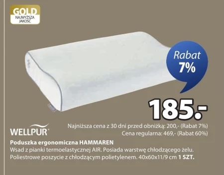 Poduszka ergonomiczna Wellpur