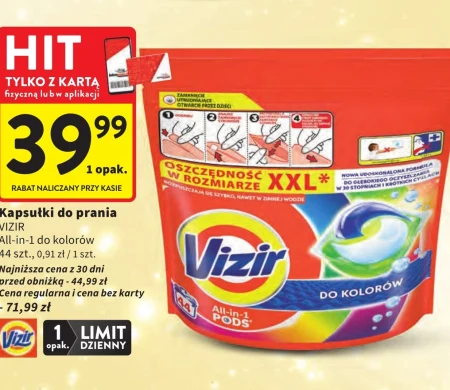Kapsułki do prania Vizir