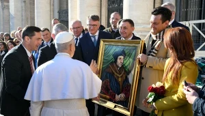Papież pobłogosławił symboliczny obraz. Zawiśnie w kaplicy Sejmu