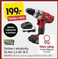 Akumulatorowa wkrętarka Meec Tools