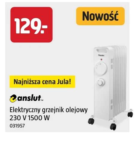 Електричний обігрівач Anslut