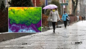 Nieprzyjemna pogoda w całym kraju. W trzech powiatach niebezpiecznie