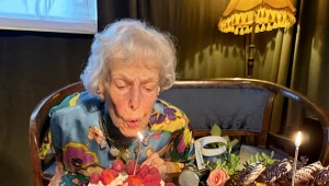 Ewa Krasnodębska w lipcu skończyła 100 lat