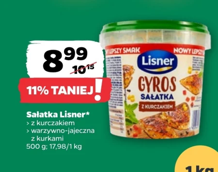 Sałatka gyros Lisner