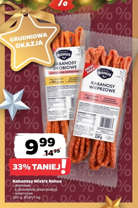 Kabanosy Mistrz Rohus