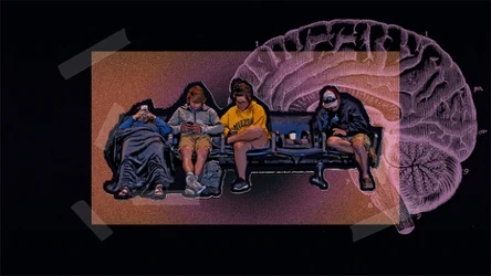 Telefony komórkowe niszczą nasze mózgi? Grafika: Aleksandra Włodarczyk