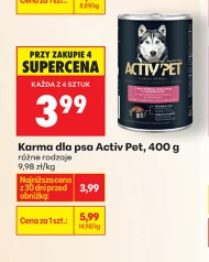Karma dla psa Activ Pet