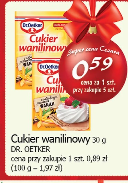 Cukier wanilinowy Dr. Oetker