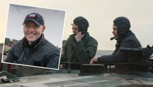Nawrocki wsiadł do czołgu w bazie NATO. Kancelaria pokazała nagranie