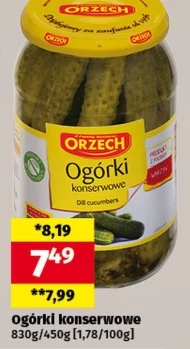 Ogórki konserwowe Orzech