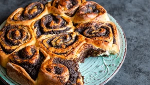 Makowa rozetka robi furorę na świątecznym stole