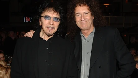 Od lewej: Tony Iommi, Brian May