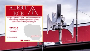 Ostrzegają mieszkańców jednego powiatu. RCB wydało komunikat