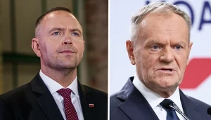 Tusk nie wytrzymał po tym, co zrobili kibole. I ta szpila w Nawrockiego