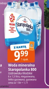 Woda mineralna Staropolanka