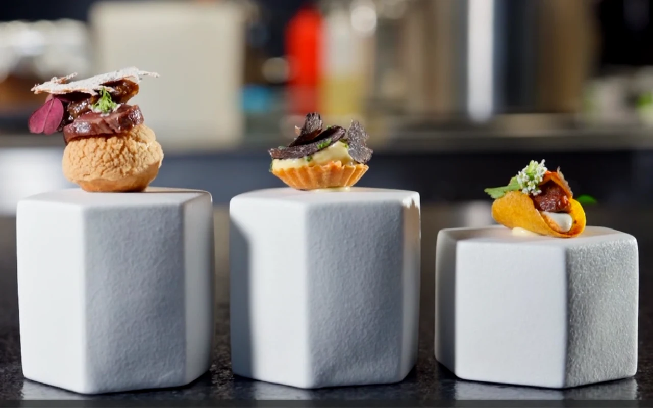 Przystawki w restauracji z gwiazdką Michelin 