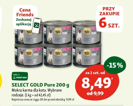 Mokra karma dla kota Select Gold