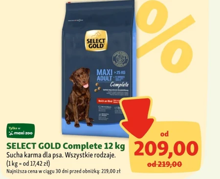 Karma dla psa Select Gold