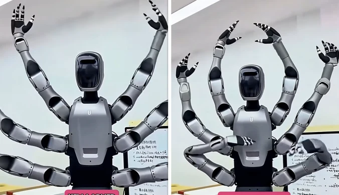 W Chinach zaprezentowano pierwszego na świecie sześcioramiennego humanoida