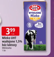 Mleko bez laktozy Mlekovita