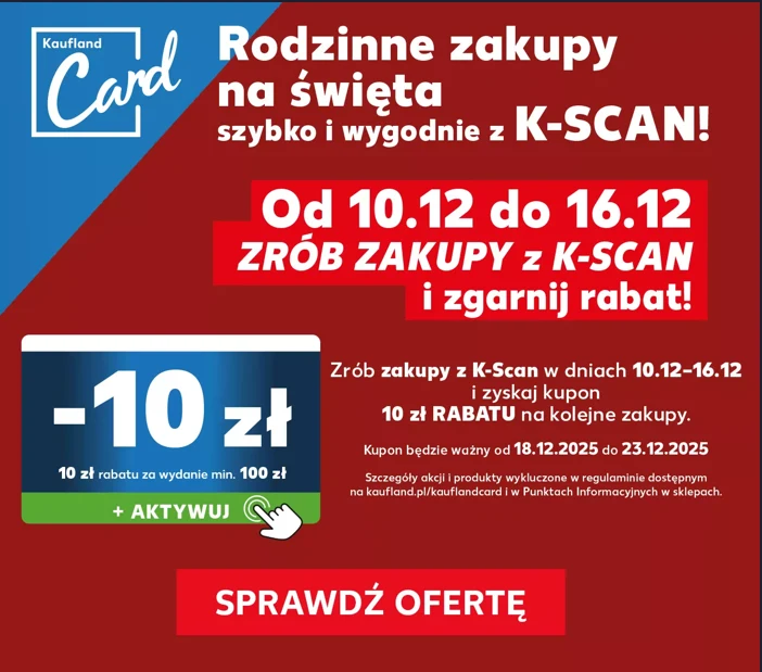 Dodatkowy rabat z K-Scan – oszczędzaj jeszcze więcej z Kaufland