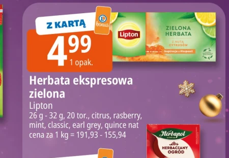 Herbata zielona Lipton