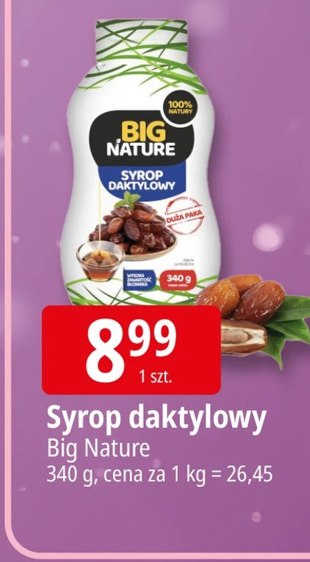 Syrop daktylowy Big Nature