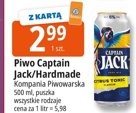 Piwo Captain Jack