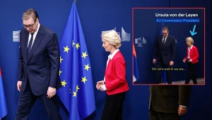 "Mam wiadomość z Moskwy...". Szefowa KE natychmiast mu przerwała