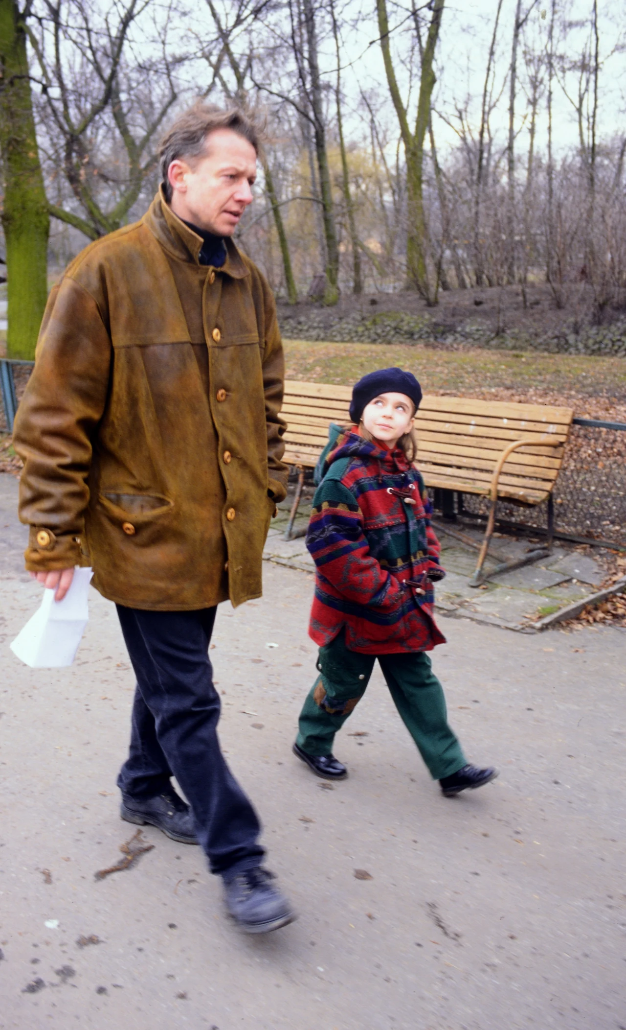Bogusław Linda i Aleksandra Maliszewska w filmie "Tato"