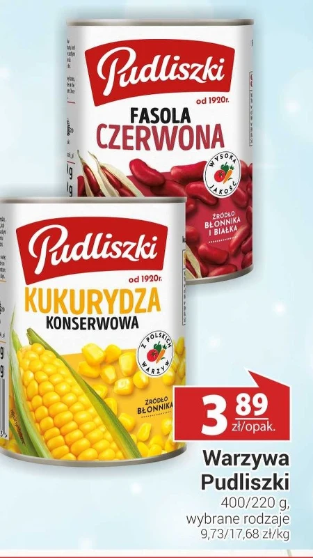 Консервована кукурудза Pudliszki
