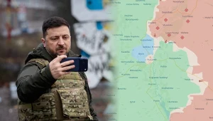 Zełenski zjawił się w "zdobytym" przez Rosjan mieście. Wymowne nagranie