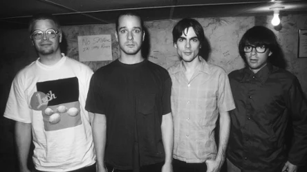 Weezer w 1994 r. - od lewej: Patrick Wilson, Matt Sharp, Brian Bell i Rivers Cuomo