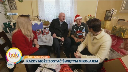 "halo tu polsat" ze Szlachetną Paczką w domu pana Wojciecha