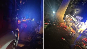 Tragedia na drodze pod Elblągiem. W nocy zginęły dwie osoby