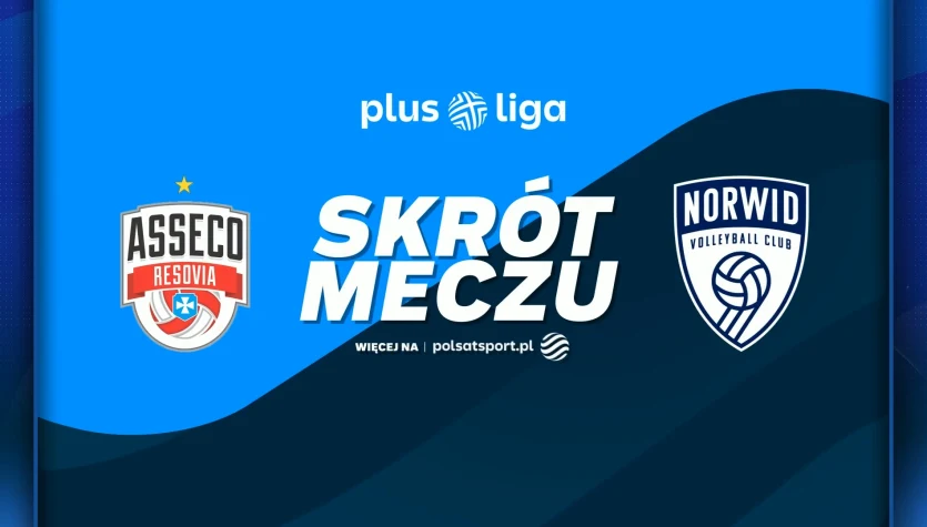 Asseco Resovia Rzeszów - Steam Hemarpol Politechnika Częstochowa. Skrót meczu. WIDEO